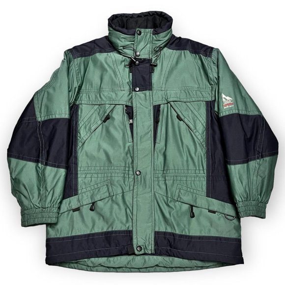 Serac Vintage 90s ELHO Winter Ski Snowboard Jacket - Mens XL - Picture 1 of 4